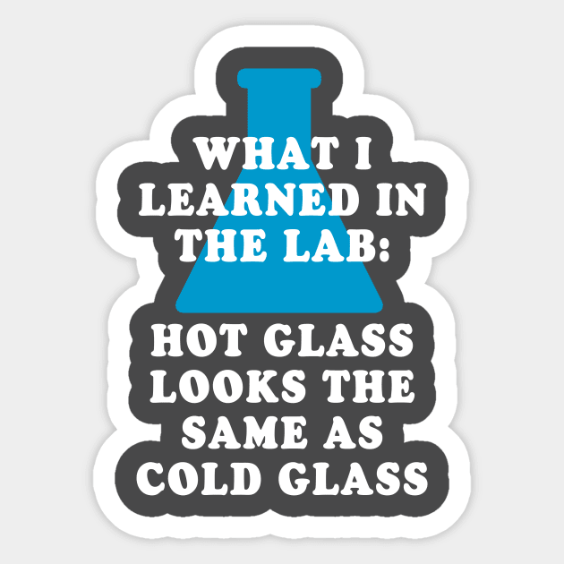 Chemistry Glass Humor Sticker by oddmatter